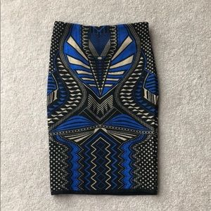 Tribal print skirt